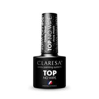 Claresa top coat no wipe glitter silver 5ml - thumbnail