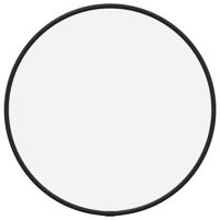 VidaXL Wandspiegel rond ø30 cm zwart - thumbnail