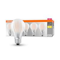 OSRAM HOMELIGHTING 4058075090620 LED-lamp Energielabel E (A - G) E27 Peer 6.5 W = 60 W Warmwit (Ø x l) 60 mm x 108 mm Filament / Retro-LED 5 stuk(s) - thumbnail