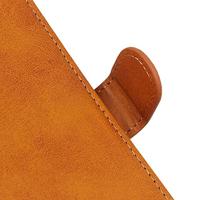 Casecentive Leren Wallet case met sluiting iPhone 13 Mini bruin - thumbnail