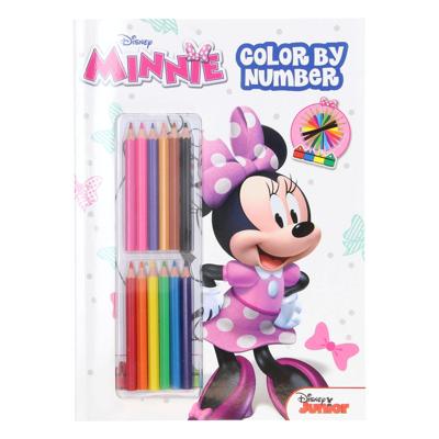 Boek Specials Nederland BV Kleuren op nummer - minnie mouse