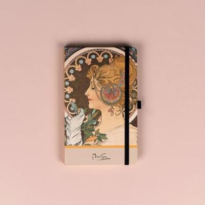 Alphonse Mucha Notitieboek A5 Feather