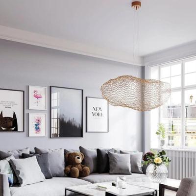 Hanglamp goud design By Rydens &apos;Hayden&apos; led lamp 15W 76 cm