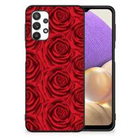 Samsung Galaxy A32 5G Bloemen Hoesje Red Roses - thumbnail
