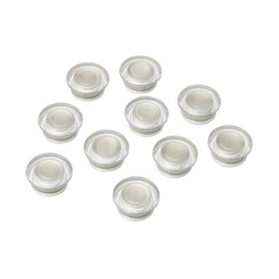 Nobo magneten, glasbord, transparant, pak van 10 stuks