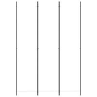 Kamerscherm met 3 panelen 150x220 cm stof wit - thumbnail