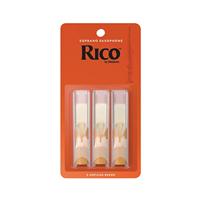 D&apos;Addario Woodwinds RIA0325 Rico Sopraansaxofoonriet, 2.5, 3-pack, Unfiled - thumbnail