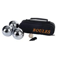 Engelhart Longfield jeu de boules spel 3 metalen ballen in tas - thumbnail