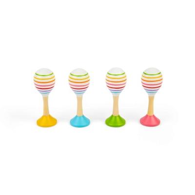 Bigjigs houten junior maraca, 2st. Bigjigs houten junior maraca, 2st.