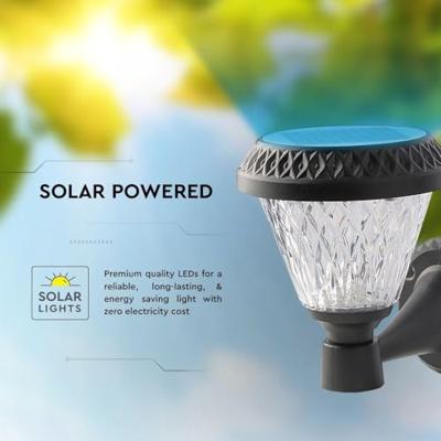 V-TAC 93575 VT-969 Wandlamp op zonne-energie LED LED 0.80 W Zwart