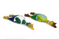 Latex eend met eendengeluid hondenspeelgoed - thumbnail
