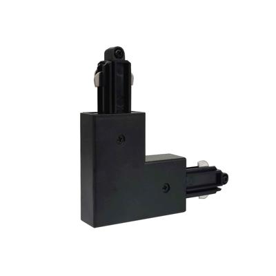 Highlight 1-faseTrack corner left zwart - O5110.01