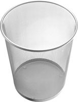 Helit the circle network H2518500 Prullenbak 15 l (Ø x h) 265 mm x 280 mm Metaal Zilver 1 stuk(s) - thumbnail