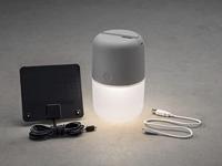 KonstSmide Solar tafellampAsissi 19,5cm grijs - 7805-302 - thumbnail