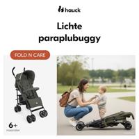 HAUCK - Kinderwagen - Fold N Care - 4 wielen - Olijfgroen - thumbnail