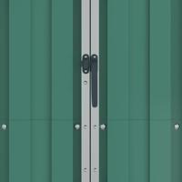 VidaXL Tuinschuur 116x45x175 cm gegalvaniseerd staal groen - thumbnail