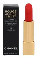 Chanel Rouge Allure Velvet Luminous Matte Lip Colour 3.50 g 57 Rouge Feu Lippenstift 3.5 g Dames - thumbnail