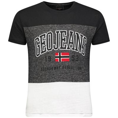 Geographical Norway - Jerudico - T-Shirt Heren - Zwart - SALE