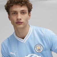 Manchester City Thuis Shirt Senior 2023/2024 - Maat S - Kleur: WitBlauw | Soccerfanshop - thumbnail