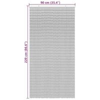 Insectengordijn Palmboom print 90x220 cm bamboe - thumbnail