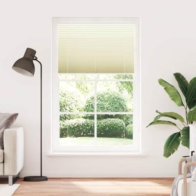 VidaXL Plissé rolgordijn 120x200cm stofbreedte 119,4cm polyester crème VidaXL Plissé rolgordijn 120x200cm stofbreedte 119,4cm polyester crème