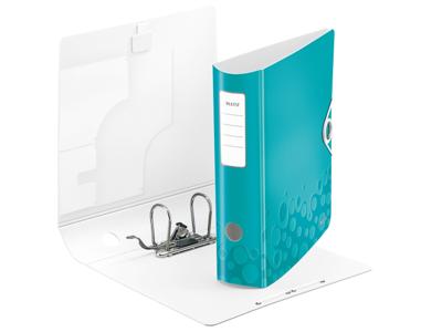 Ordner Leitz WOW active 180° 80mm PP A4 ijsblauw | 10 stuks Ordner Leitz WOW active 180° 80mm PP A4 ijsblauw | 10 stuks