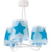 Dalber Kinderkamer hanglampLight Feeling Star 3-lichts blauw - 81197T - thumbnail