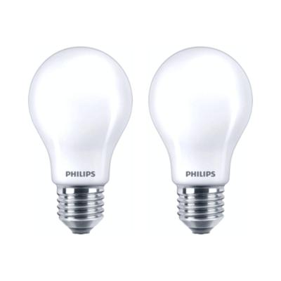 2-pack Philips LED Lampen E27 - Mat - Warm wit - 8.5W vervangt 75W