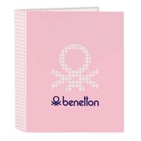 Ringmap Benetton Vichy Roze A4 27 x 33 x 6 cm - thumbnail