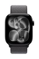 Apple Watch Band - Geweven sportbandje - 46 mm - Donkergrijs - Extra large - thumbnail