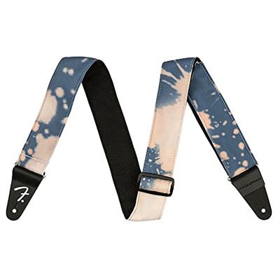 Fender Tie Dye Acid Wash gitaarband blauw