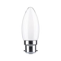 Paulmann 28899 LED-lamp Energielabel F (A - G) B22d Kaars 4.7 W = 40 W Warmwit (Ø x h) 35 mm x 91 mm 1 stuk(s) - thumbnail
