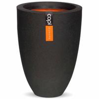 Capi Vaas Elegant Laag 36x47 cm - Zwart - thumbnail