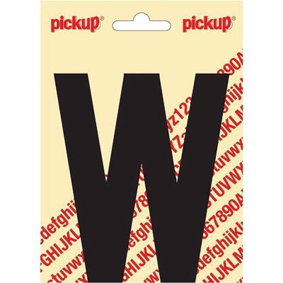 Plakletter Nobel Sticker zwarte letter W zwart Pickup - Pickup Plakletter Nobel Sticker zwarte letter W zwart Pickup - Pickup