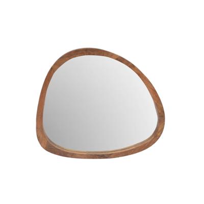 Brix Spiegel 'Joy' Mangohout, 70 x 80cm, kleur Bruin Brix Spiegel 'Joy' Mangohout, 70 x 80cm, kleur Bruin