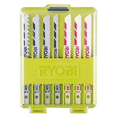 Ryobi RAK10JSB | 10-delig Decoupeerzaagblad Set compatibel met RJS720, RJS750, RJS850, RJS980 en RJS1050 - 5132002702 - 5132002702