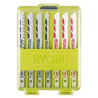 Ryobi RAK10JSB | 10-delig Decoupeerzaagblad Set compatibel met RJS720, RJS750, RJS850, RJS980 en RJS1050 - 5132002702 - 5132002702 - thumbnail