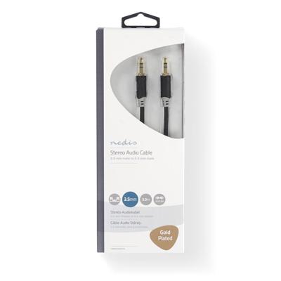 Nedis Stereo-Audiokabel | 3,5 mm Male naar 3,5 mm Male | 3 m | 1 stuks - CABW22000AT30 CABW22000AT30