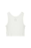 Like Flo zomer tanktop meisjes teens - off wit - embroiderie - Essie - thumbnail