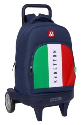 Schoolrugzak Benetton Flag Marineblauw 33 x 45 x 22 cm