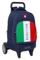 Schoolrugzak Benetton Flag Marineblauw 33 x 45 x 22 cm - thumbnail