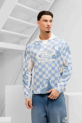 Project X Paris Love story Jersey Polo Heren Lichtblauw/Wit - Maat XL - Kleur: LichtblauwWit | Soccerfanshop