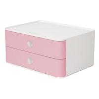 HAN HA-1120-86 Smart-box Allison Met 2 Lades Flamingo Roze, Stapelbaar - thumbnail