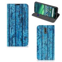 Nokia 2.3 Book | Wallet Case | Wood Blue - thumbnail