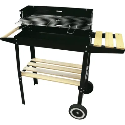 Houtskoolbarbecue - verrijdbaar