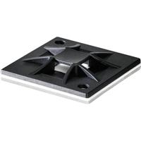 HellermannTyton QM40-PA66-BK-L1 Bevestigingssokkel Schroefbaar 151-10913 4-voudige invoeging, Halogeenvrij Zwart 1 stuk(s) - thumbnail