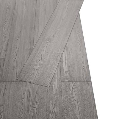 Vloerplanken zelfklevend 5,21 m 2 mm PVC donkergrijs