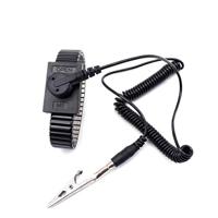 Quadrios ESD-armband Zwart Drukknop 10 mm - thumbnail