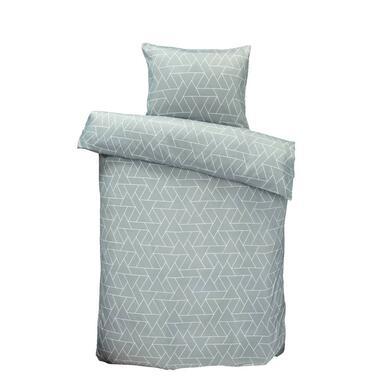 Dekbedovertrek Austin - grijsgroen - 140x200 cm