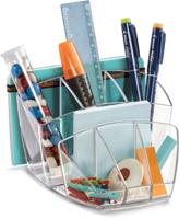 Mineral by Cep pennenbakje met 8 vakjes, transparant - thumbnail